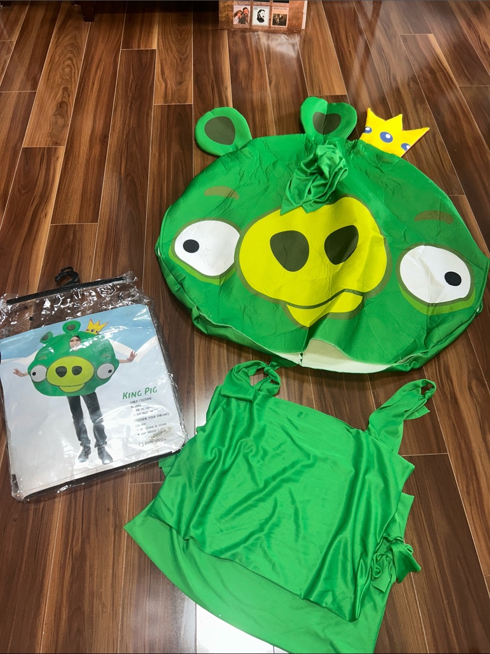 Kids angry birds king pig Halloween costume